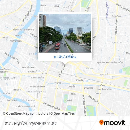 ถนน พญาไท แผนที่