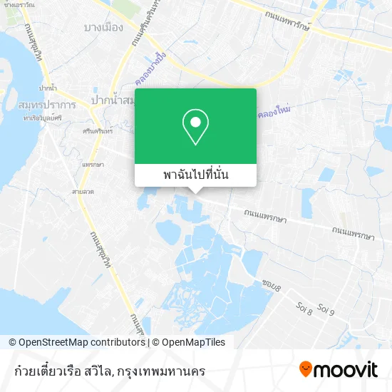 ก๋วยเตี๋ยวเรือ สวิไล แผนที่