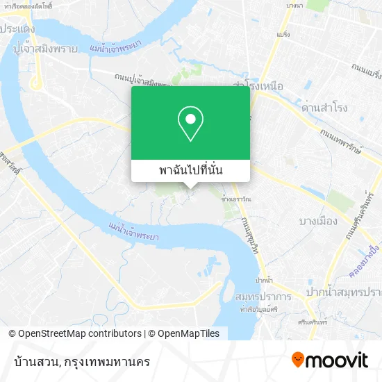 บ้านสวน แผนที่