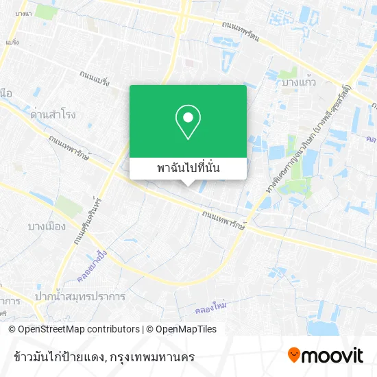ข้าวมันไก่ป้ายแดง แผนที่