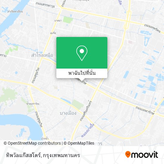 ทิพวัลแก๊สสโตร์ แผนที่