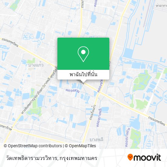วัดเทพธิดารามวรวิหาร แผนที่