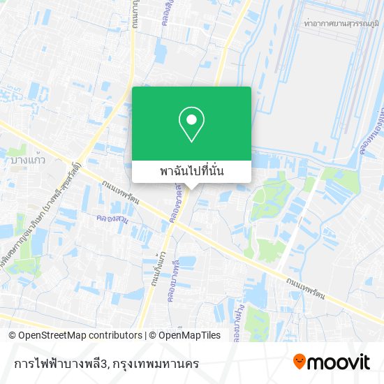 การไฟฟ้าบางพลี3 แผนที่