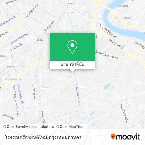 โรงรถเครื่องยนต์ใหม่ แผนที่