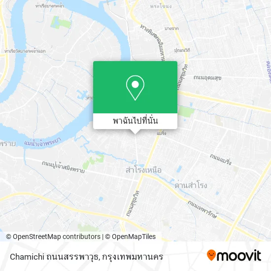 Chamichi ถนนสรรพาวุธ แผนที่
