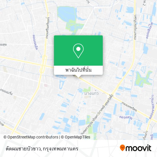 ตัดผมชายบัวขาว แผนที่