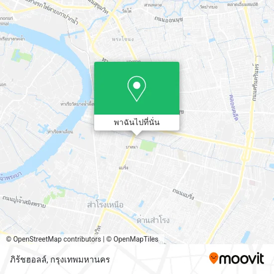 ภิรัชฮอลล์ แผนที่