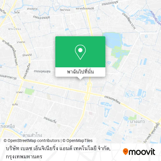บริษัท เบลซ เอ็นจิเนียริ่ง แอนด์ เทคโนโลยี จํากัด แผนที่
