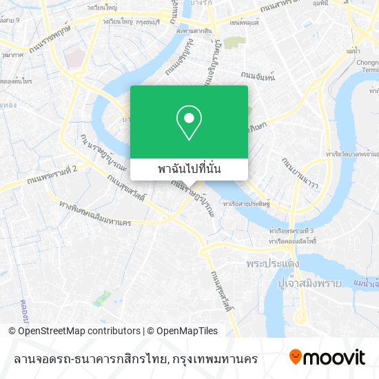 ลานจอดรถ-ธนาคารกสิกรไทย แผนที่