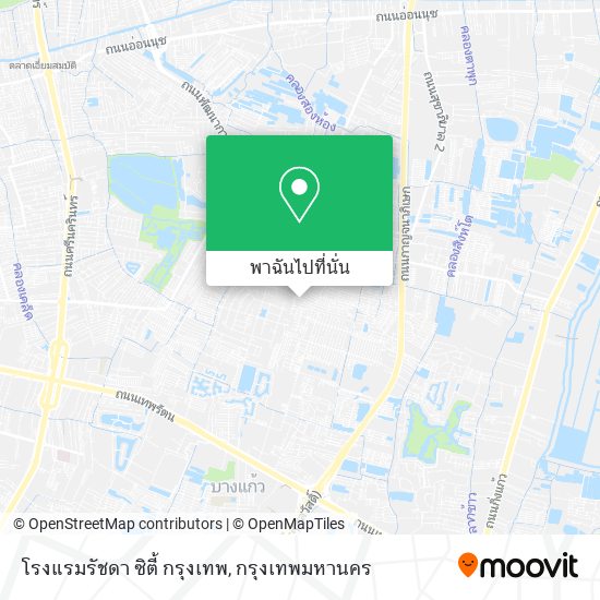 โรงแรมรัชดา ซิตี้ กรุงเทพ แผนที่