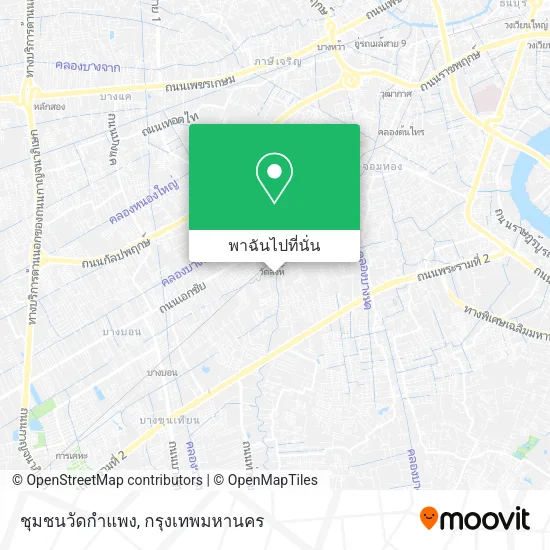 ชุมชนวัดกำแพง แผนที่