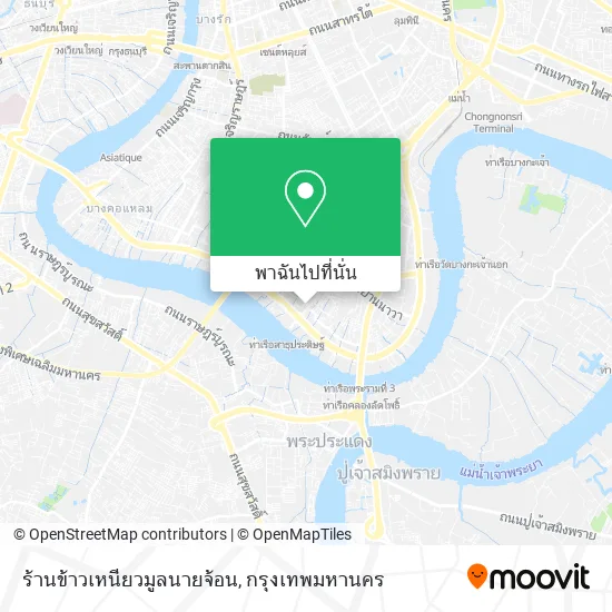 ร้านข้าวเหนียวมูลนายจ้อน แผนที่