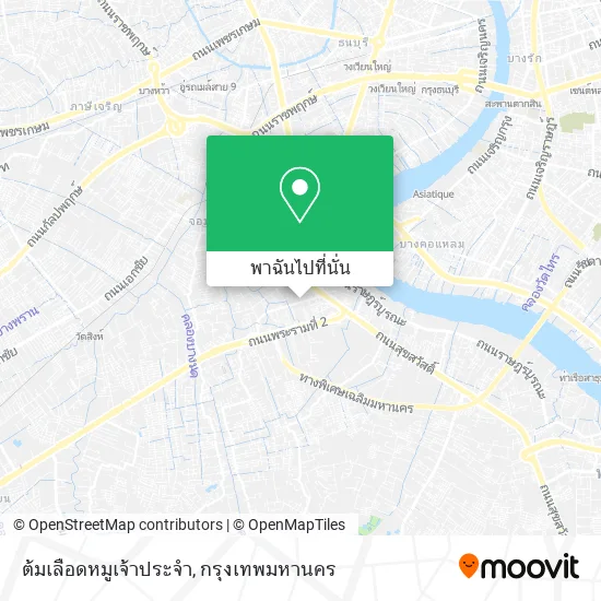 ต้มเลือดหมูเจ้าประจำ แผนที่