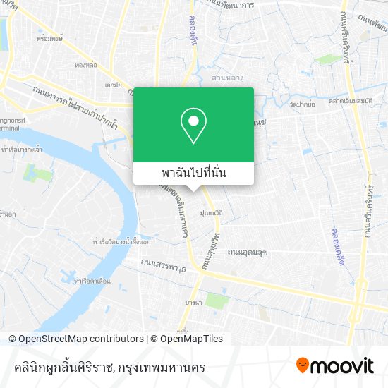 คลินิกผูกลิ้นศิริราช แผนที่