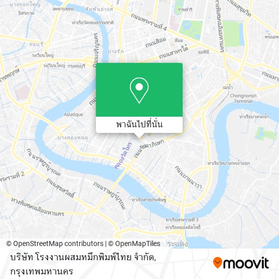 บริษัท โรงงานผสมหมึกพิมพ์ไทย จำกัด แผนที่