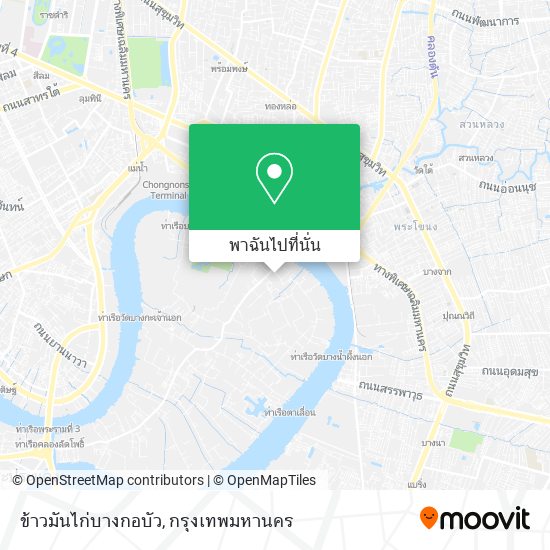 ข้าวมันไก่บางกอบัว แผนที่