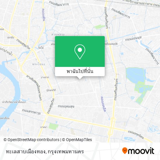 ทะเลสาบเมืองทอง แผนที่