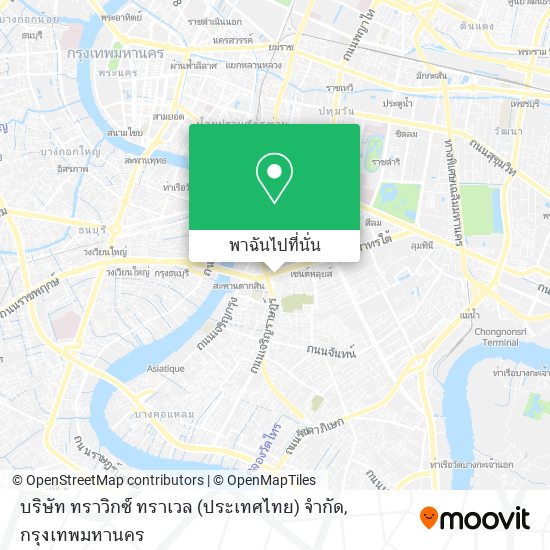 บริษัท ทราวิกซ์ ทราเวล (ประเทศไทย) จํากัด แผนที่