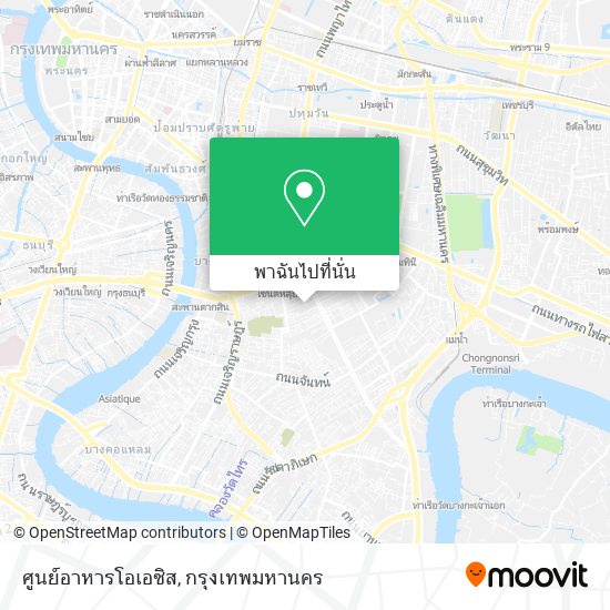 ศูนย์อาหารโอเอซิส แผนที่