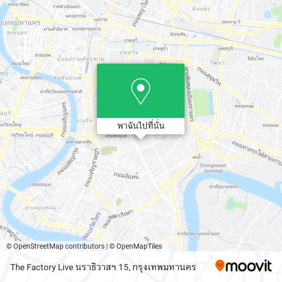 The Factory Live นราธิวาสฯ 15 แผนที่