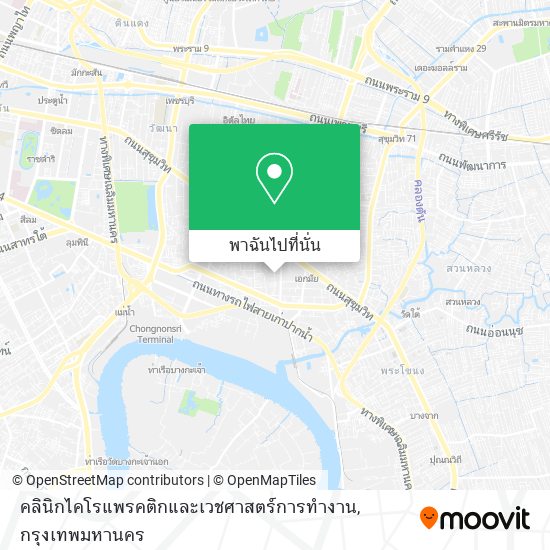 คลินิกไคโรแพรคติกและเวชศาสตร์การทํางาน แผนที่