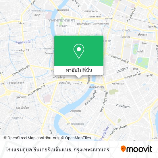 โรงแรมอุบล อินเตอร์เนชั่นแนล แผนที่