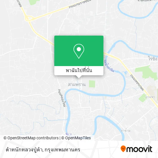 ตำหนักหลวงปู่ดำ แผนที่