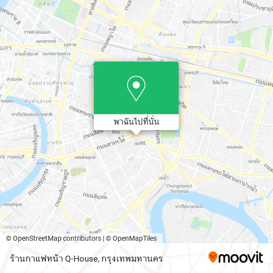 ร้านกาแฟหน้า Q-House แผนที่