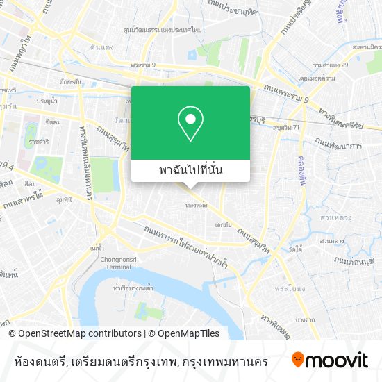 ห้องดนตรี, เตรียมดนตรีกรุงเทพ แผนที่