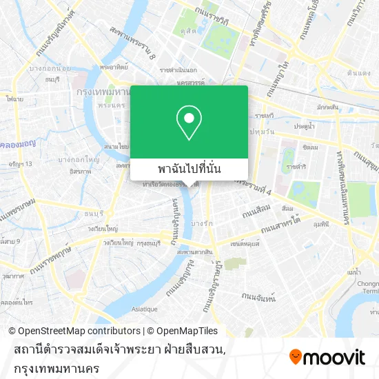 สถานีตำรวจสมเด็จเจ้าพระยา ฝ่ายสืบสวน แผนที่