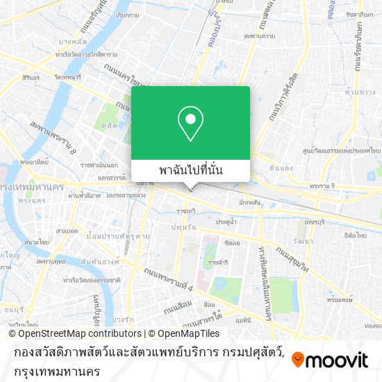 กองสวัสดิภาพสัตว์และสัตวแพทย์บริการ กรมปศุสัตว์ แผนที่