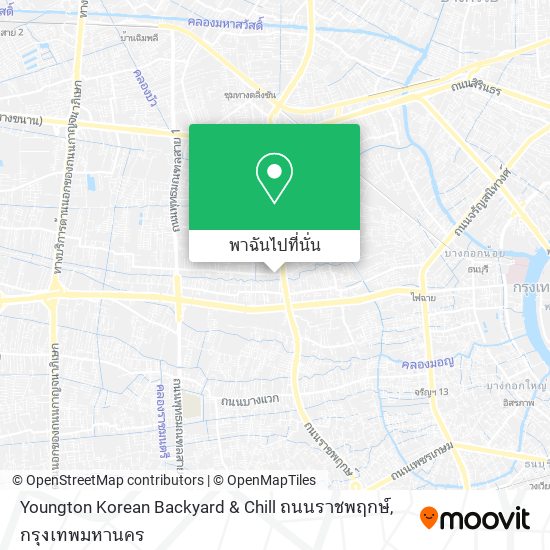 Youngton Korean Backyard & Chill ถนนราชพฤกษ์ แผนที่