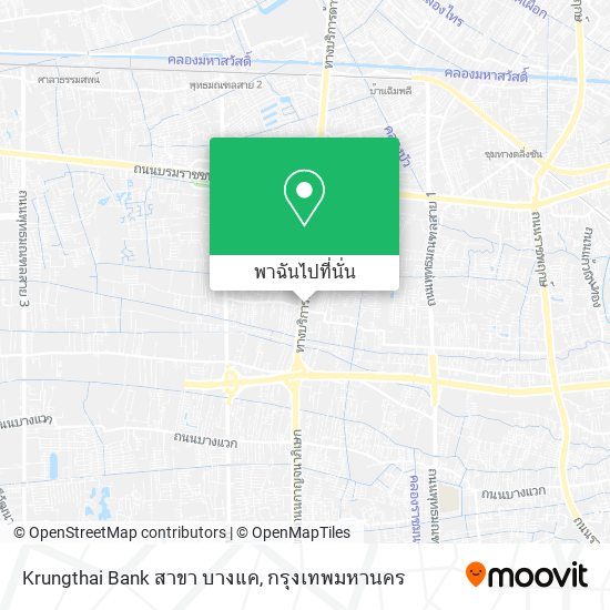 Krungthai Bank สาขา บางแค แผนที่