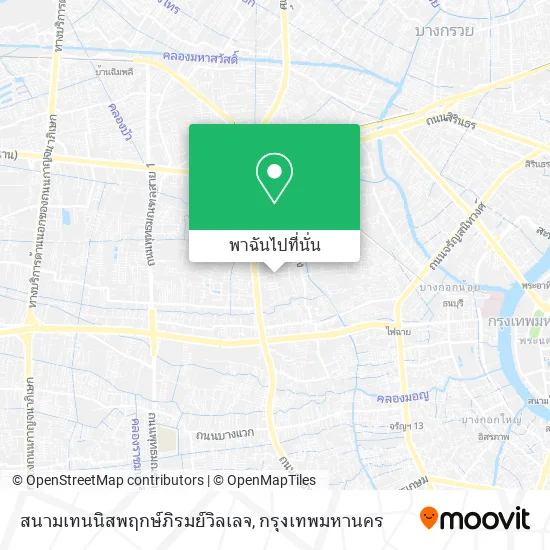 สนามเทนนิสพฤกษ์ภิรมย์วิลเลจ แผนที่