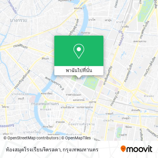 ห้องสมุดโรงเรียนจิตรลดา แผนที่