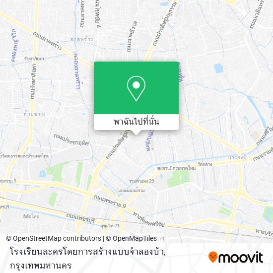 โรงเรียนละครโดยการสร้างแบบจําลองบ้า แผนที่