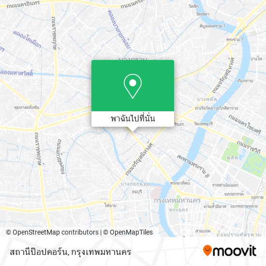 สถานีป๊อปคอร์น แผนที่