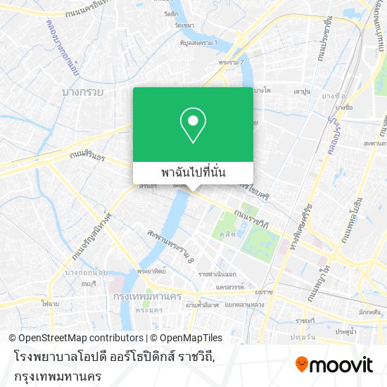 โรงพยาบาลโอปดี ออร์โธปิดิกส์ ราชวิถี แผนที่