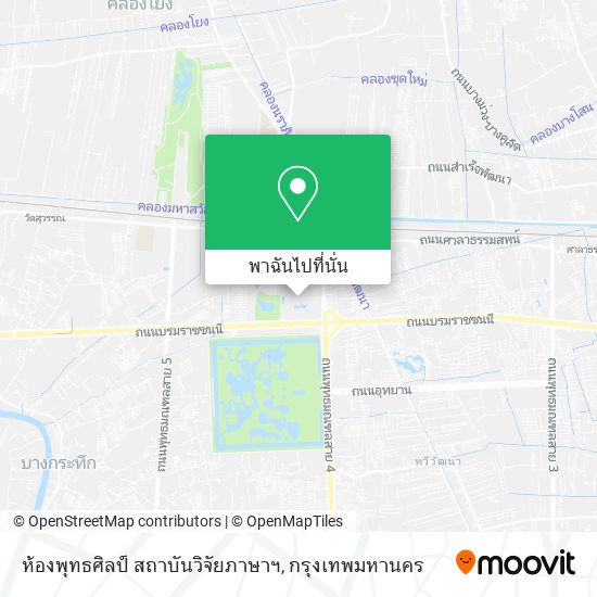 ห้องพุทธศิลป์ สถาบันวิจัยภาษาฯ แผนที่