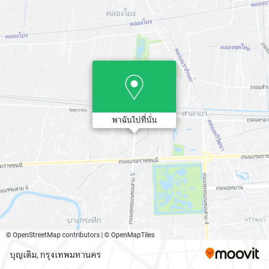 บุญเติม แผนที่