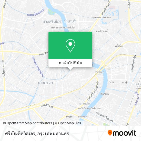 ศรีบัณฑิตวิลเลจ แผนที่