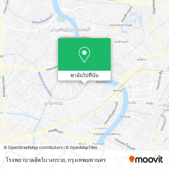 โรงพยาบาลสัตว์บางกรวย แผนที่