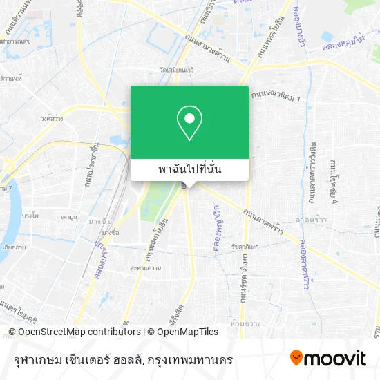 จุฬาเกษม เซ็นเตอร์ ฮอลล์ แผนที่