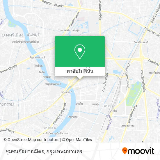 ชุมชนกัลยาณมิตร แผนที่