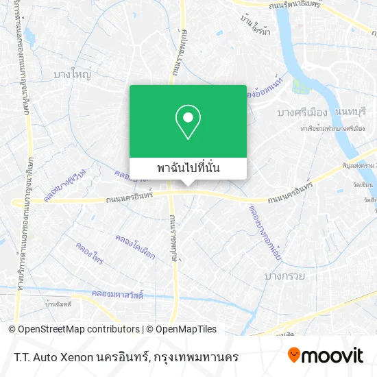 T.T. Auto Xenon นครอินทร์ แผนที่