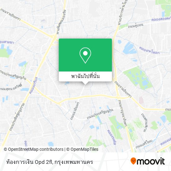 ห้องการเงิน Opd 2fl แผนที่