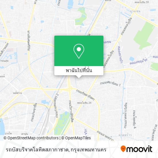 รถบัสบริจาคโลหิตสภากาชาด แผนที่