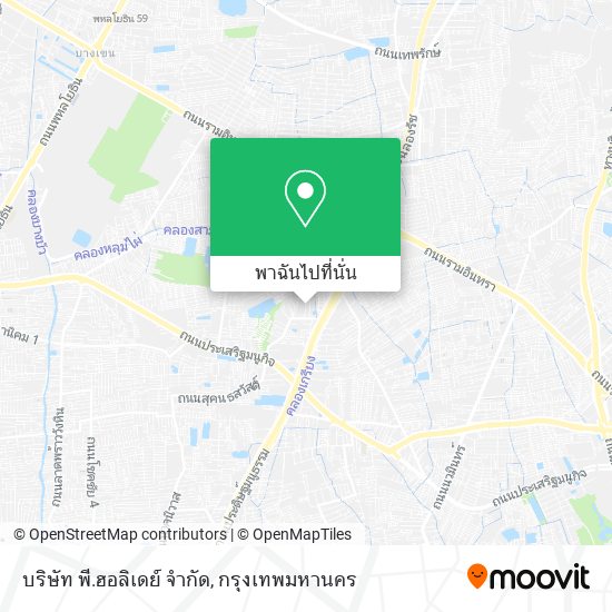 บริษัท พี.ฮอลิเดย์ จํากัด แผนที่