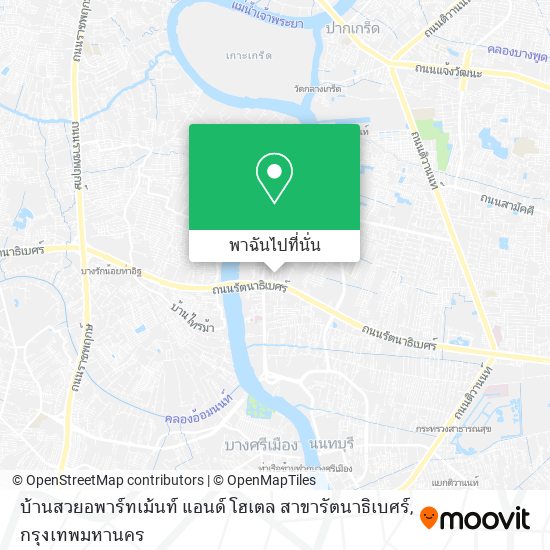 บ้านสวยอพาร์ทเม้นท์ แอนด์ โฮเตล สาขารัตนาธิเบศร์ แผนที่