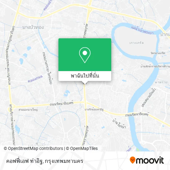 คอฟฟี่เอฟ ท่าอิฐ แผนที่